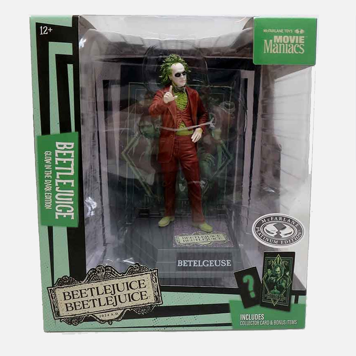 Beetlejuice 6in Figure Glow In The Dark Betelgeuse Figurine