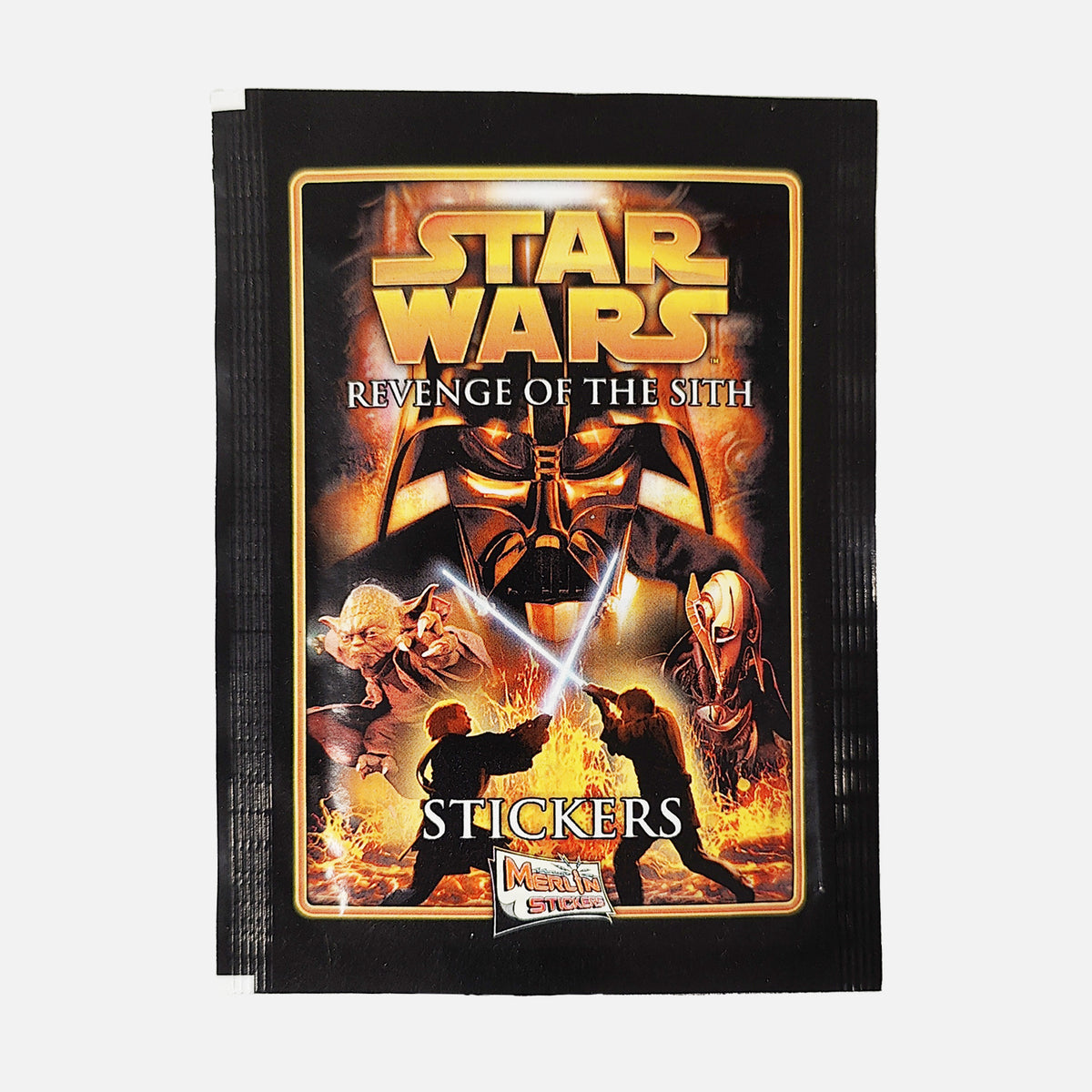 Vintage Merlin Topps Star Wars Revenge Of The Sith Stickers
