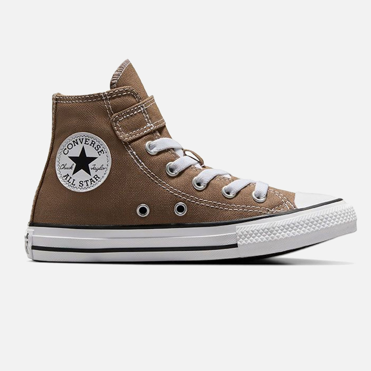 Kids Converse Chuck Taylor Hi Top Easy On Brown