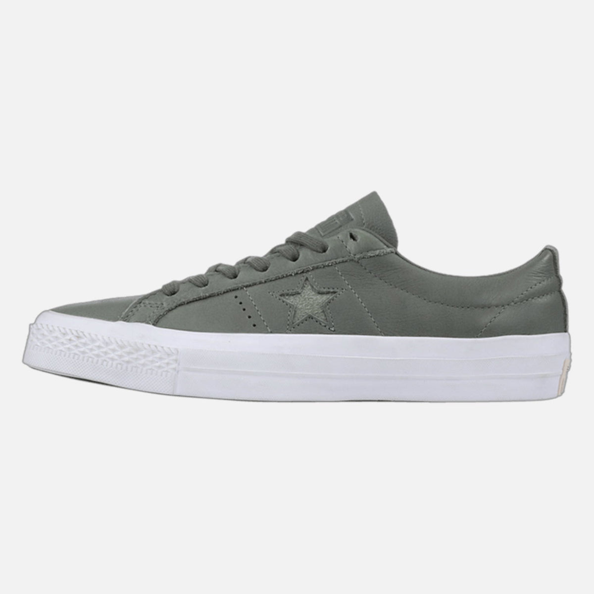 Men's Converse One Star Leather - Olive Green