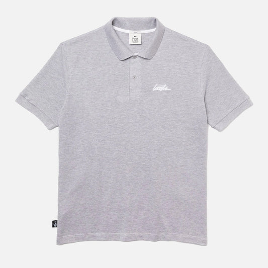 Men's Lacoste Live! Short Sleeve Cotton Polo Shirt Grey