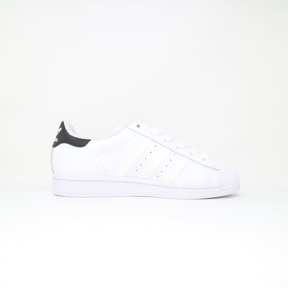 Older Kid's Adidas Superstar Leather White Black