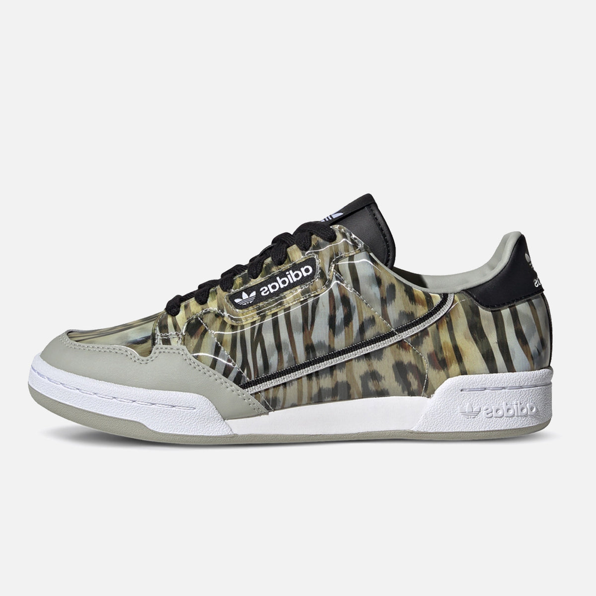 Women's Adidas Continental 80 - Animal Print